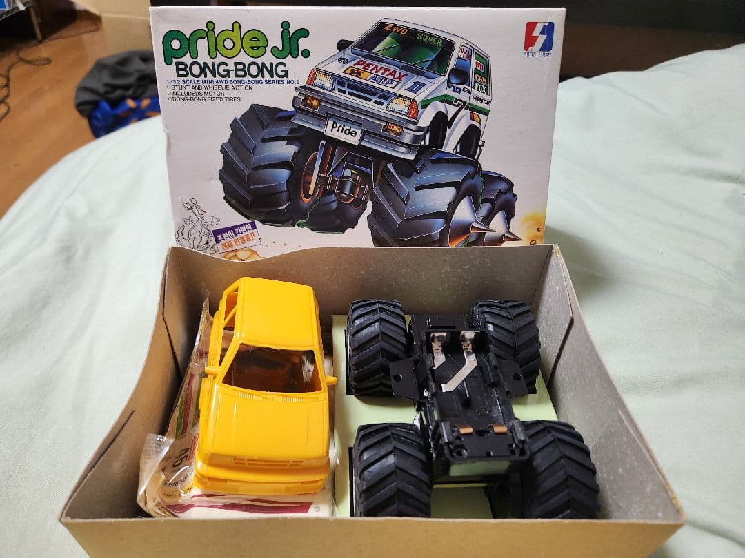 起亜プライド(初代フェスティバ)ワイルドミニ4駆(韓国製)未組立 セミナー科学製