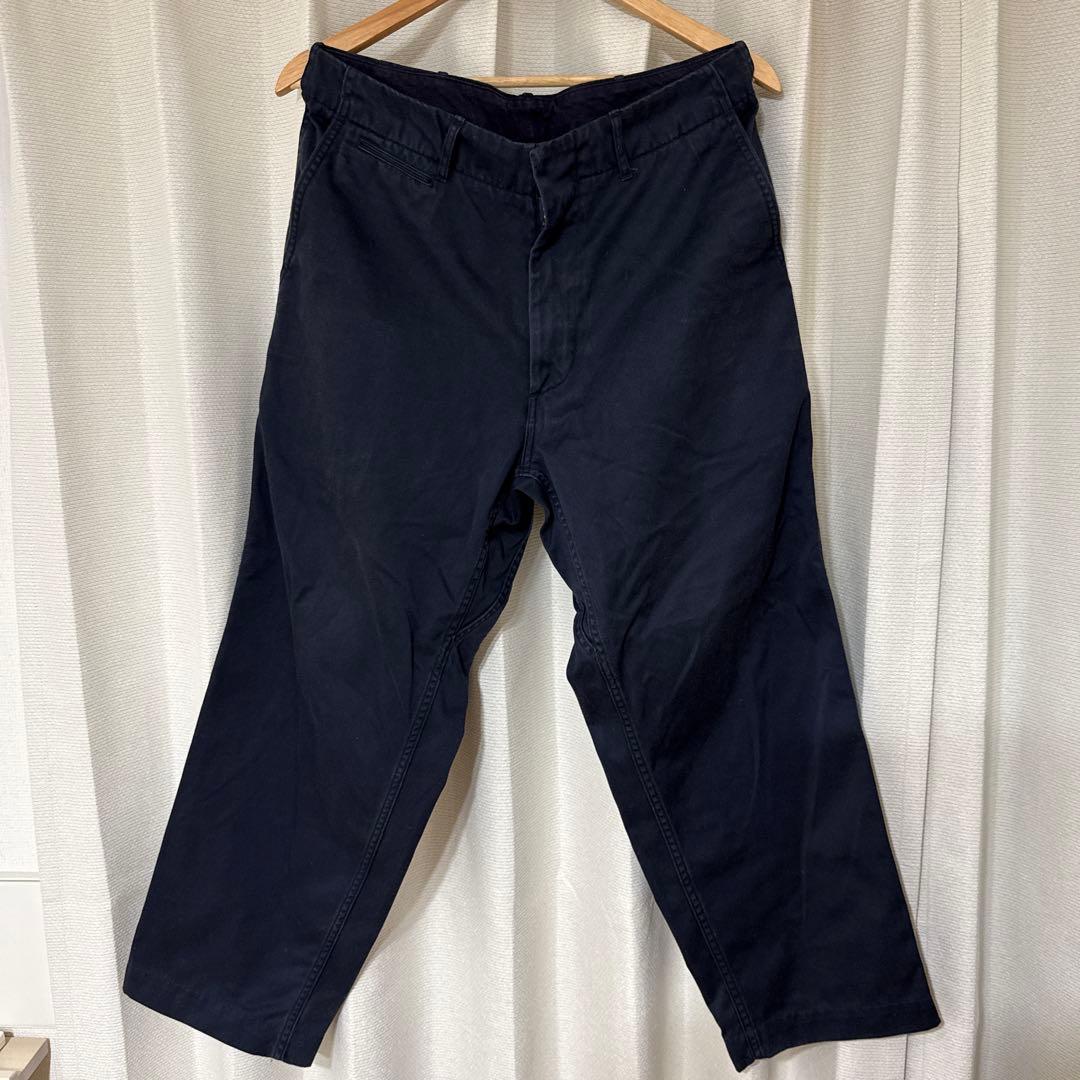 パンツ nanamica wide chino pant navy 32