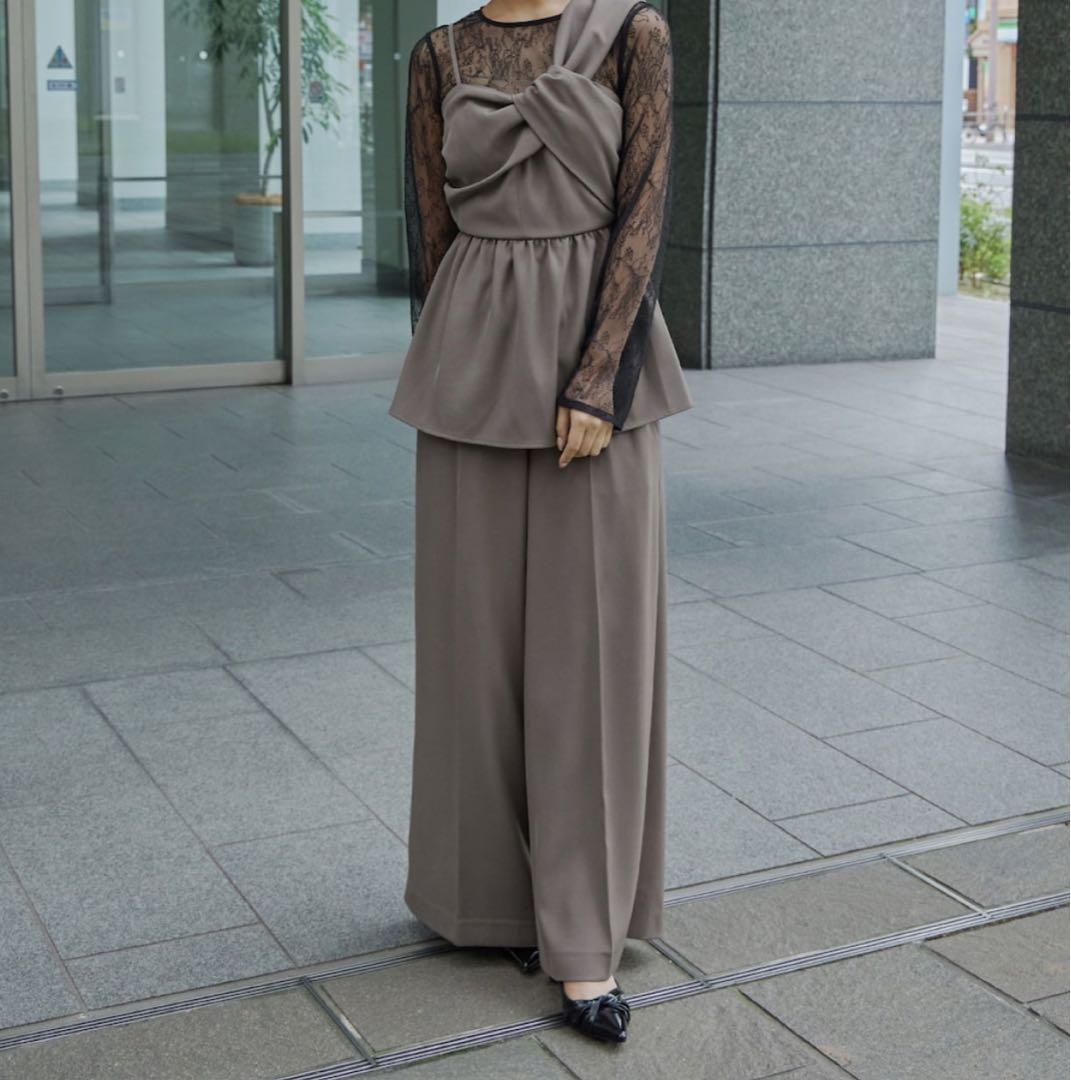 niana パンツドレス M ライトブラウン