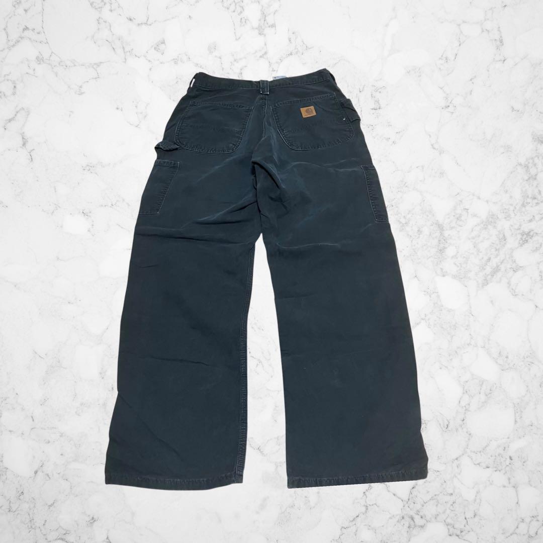 マ*ク様 carhartt ダック　ペインターパンツ　ブラック　ワークパンツ　3