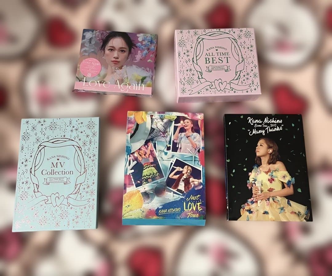 西野カナCDDVD5点まとめ売り初回限定盤BOX有／新品未使用多数／ライブDVD