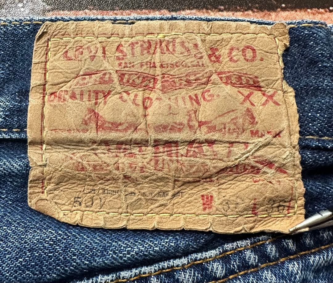 Levi's 501 BIGE後期 W88cm オリジナル 本物
