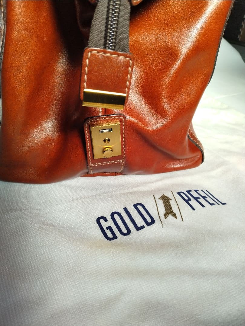 ゴールドファイル　ボストンバッグ