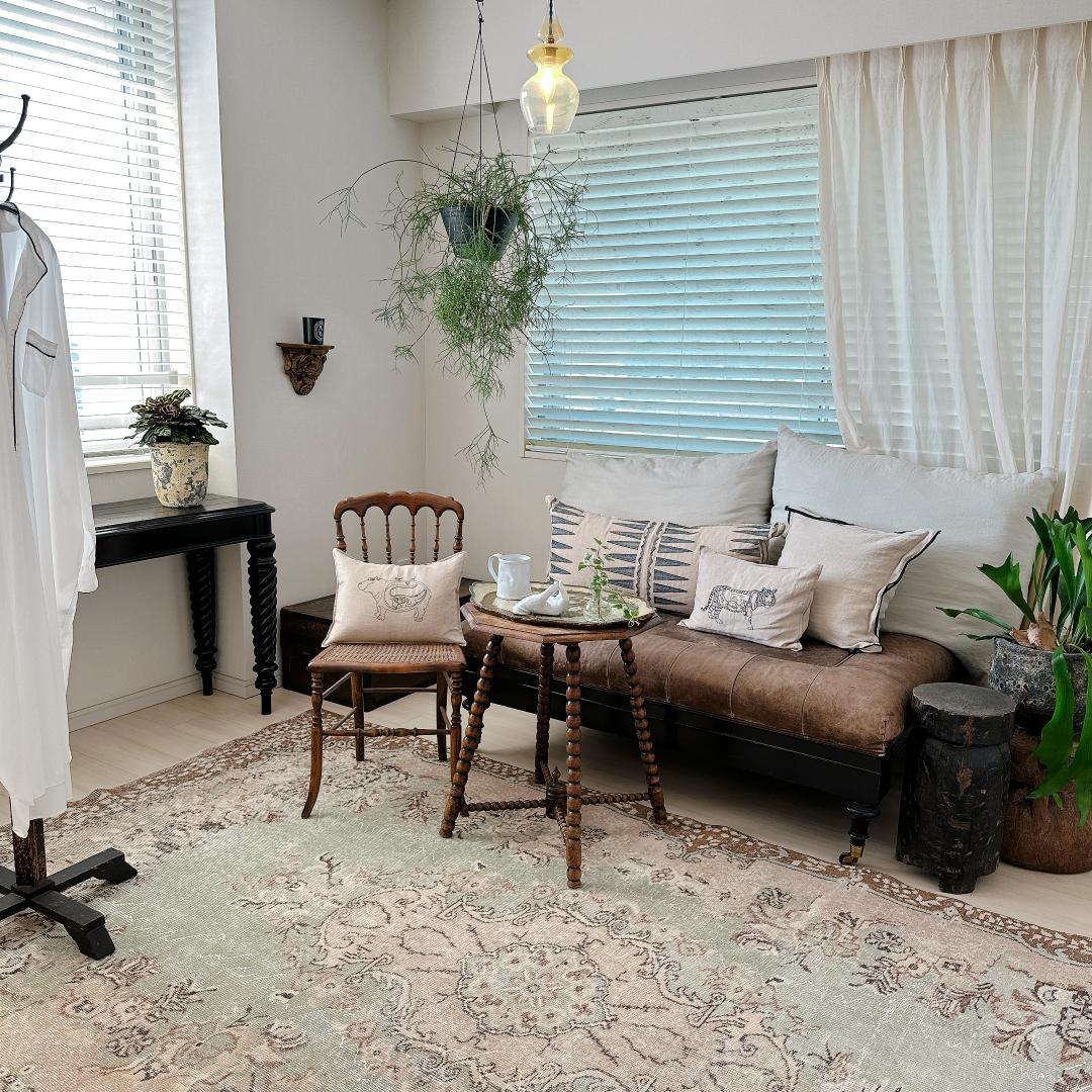 とも トルコヴィンテージラグ A83