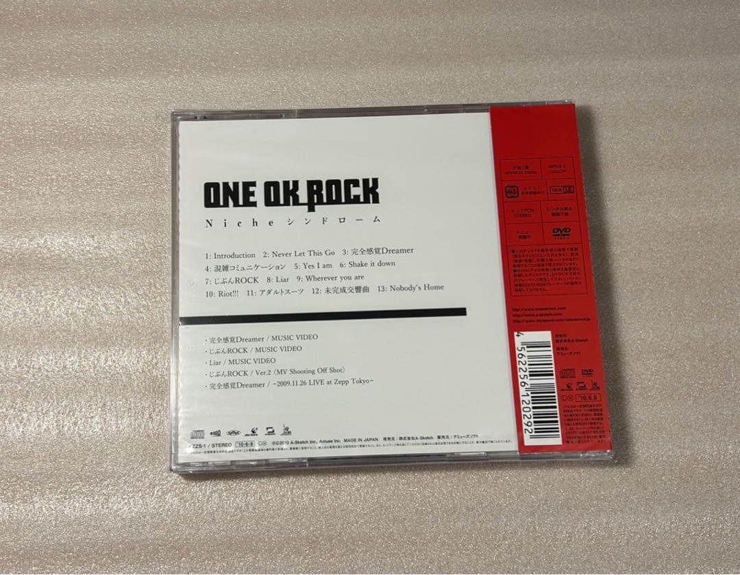 新品ONE OK ROCK Nicheシンドローム　初回限定盤　未開封