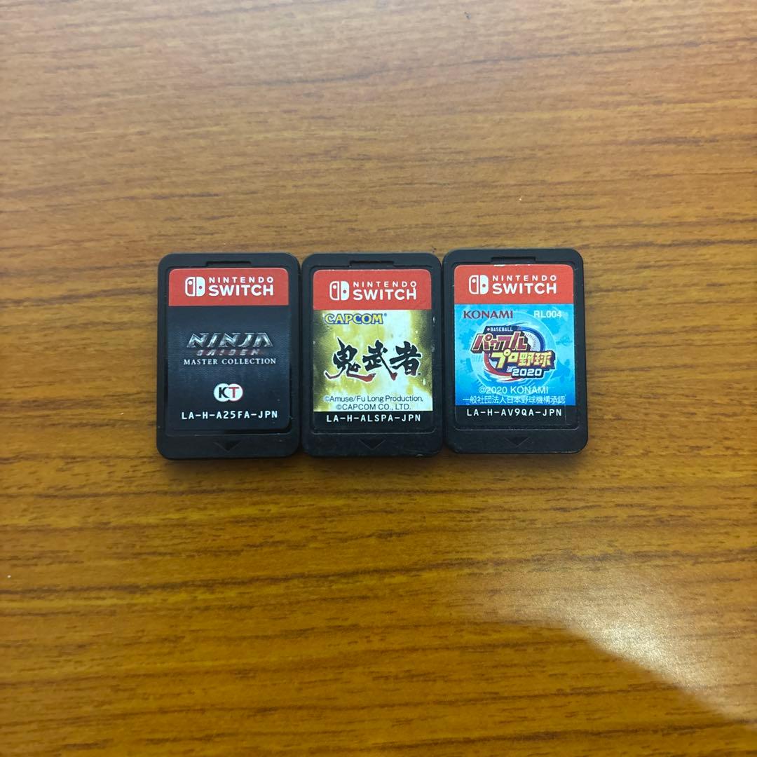 ニンテンドーSwitchカセット3個セット
