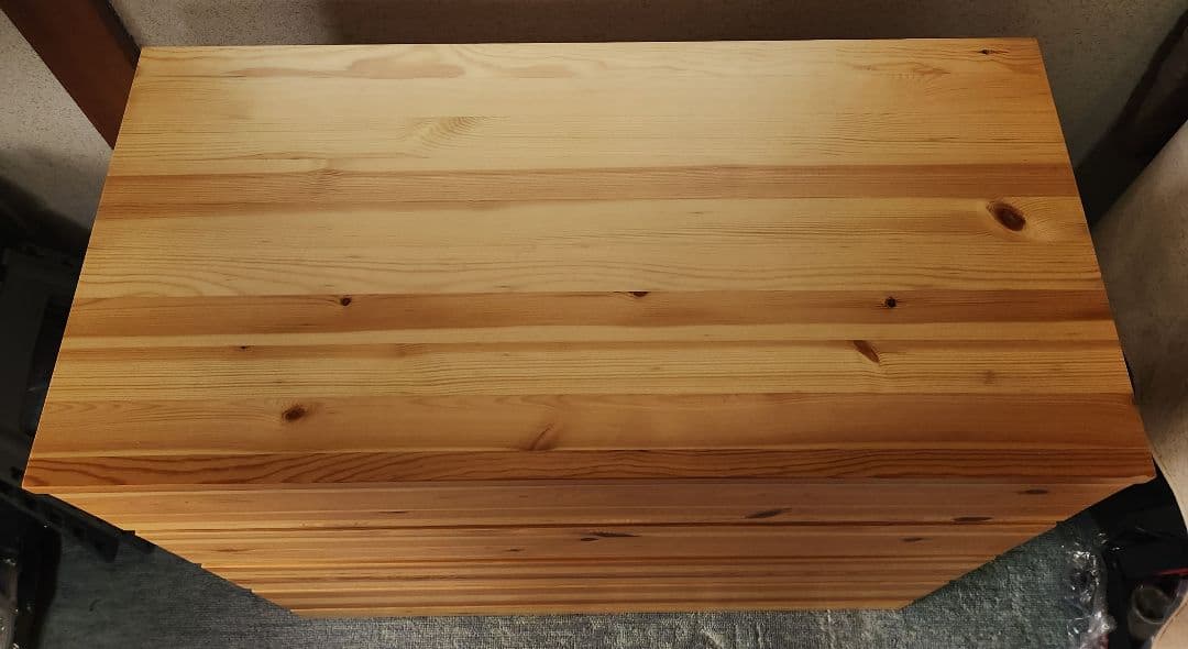 かとう 無印良品 パイン材 4段チェスト 棚 MUJI タンス 収納 天然