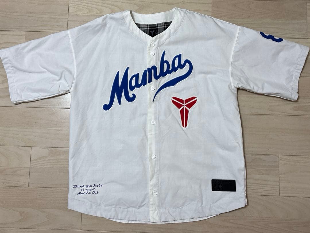 に*つ様 ナイキ x コービー ベースボール ジャージ WT/BL IB0007