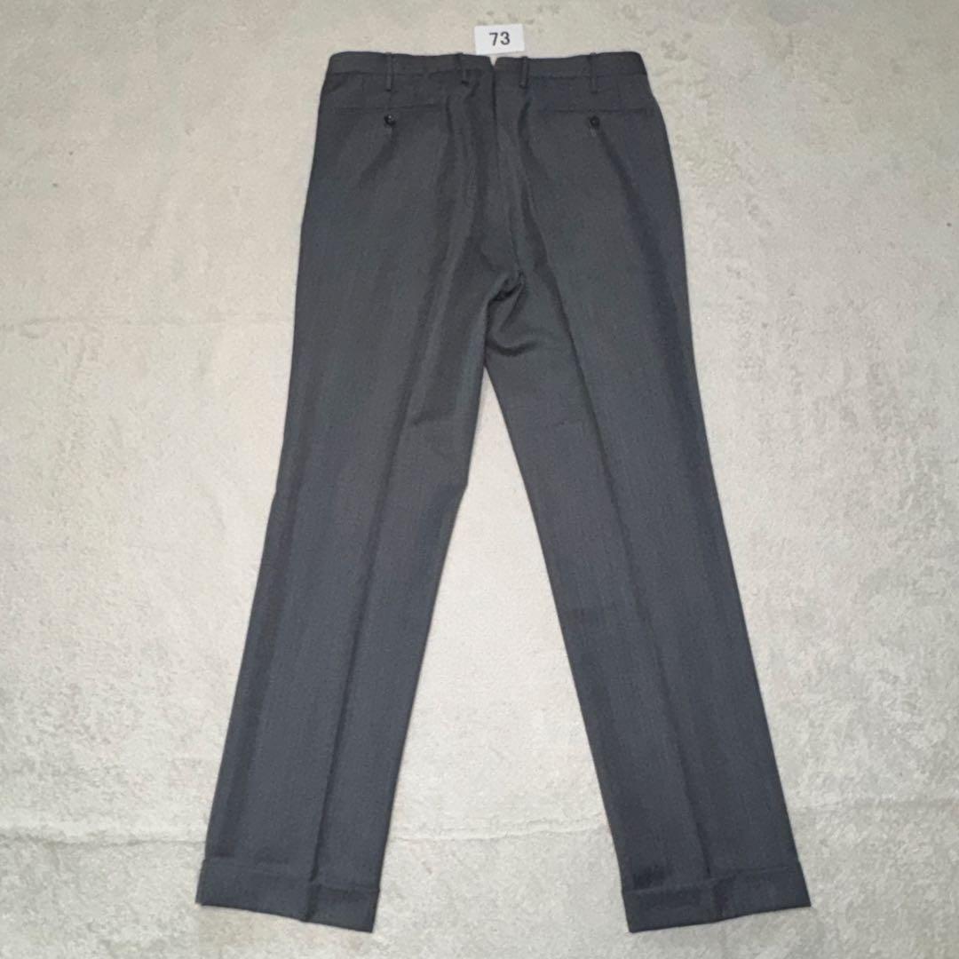 73 春秋　インコテックス　スラックス　グレー　48 ウール