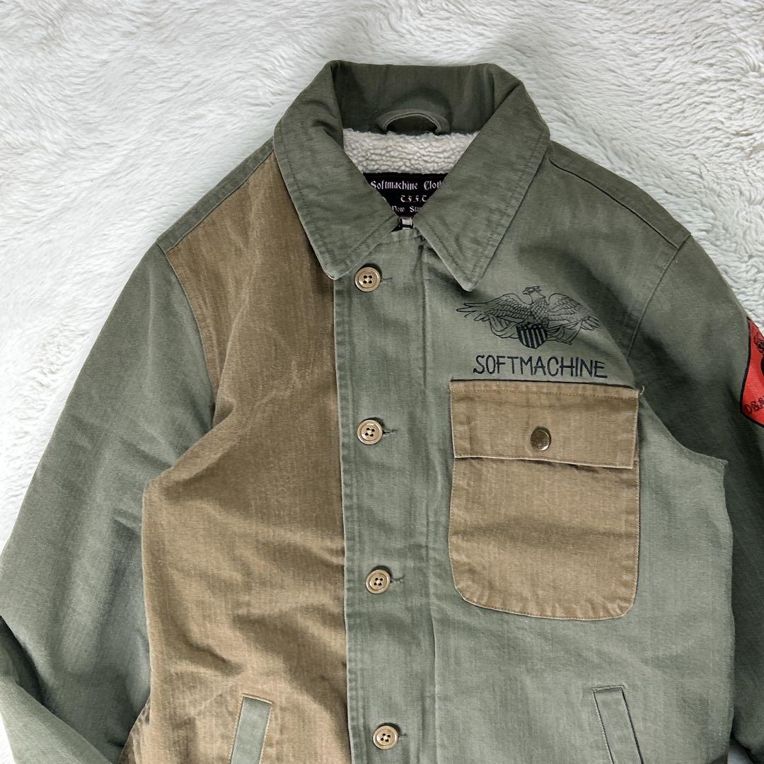 美品SOFTMACHINE /ソフトマシーンA-2ボアジャケット M