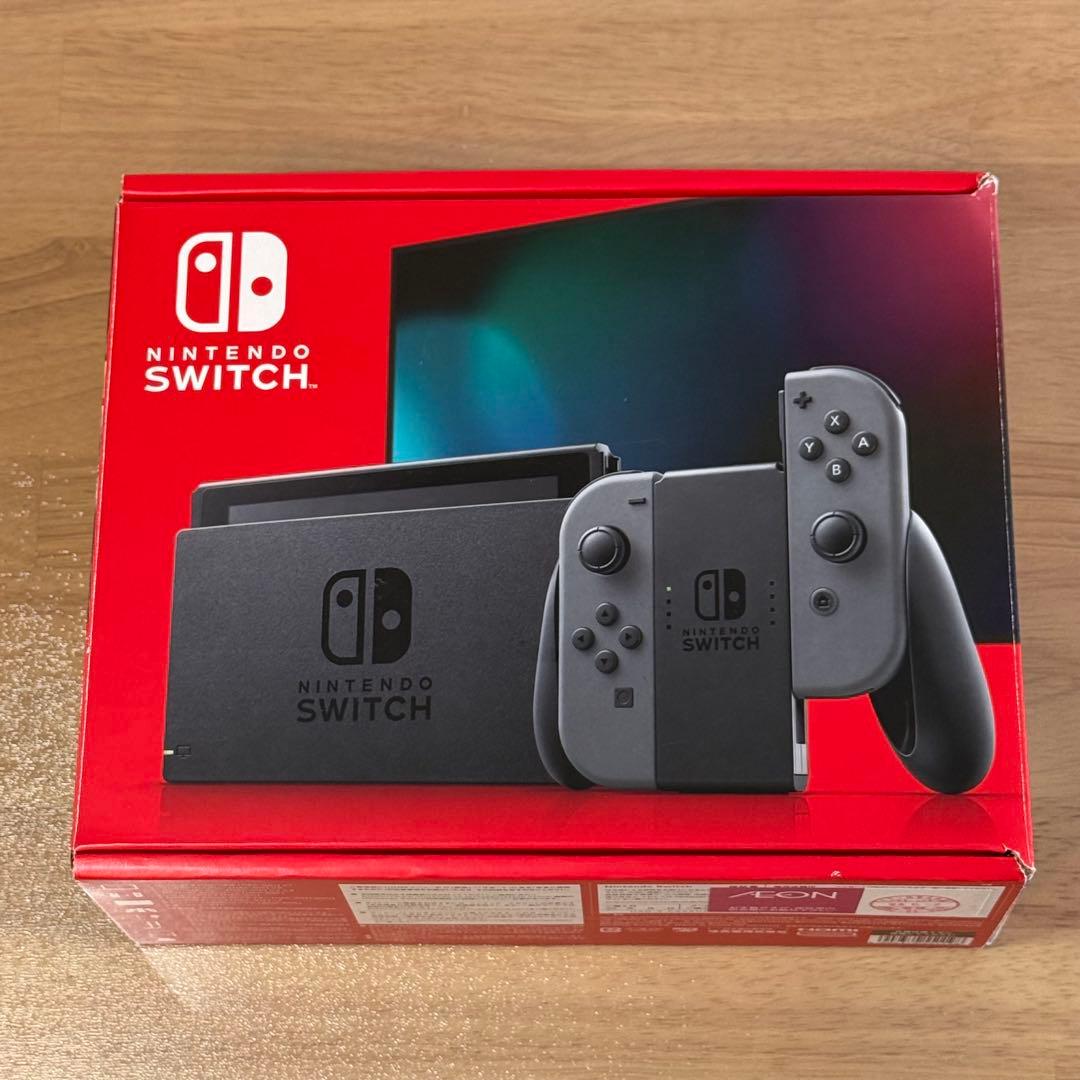 6-152 Switch 本体 新型 グレー 箱付き