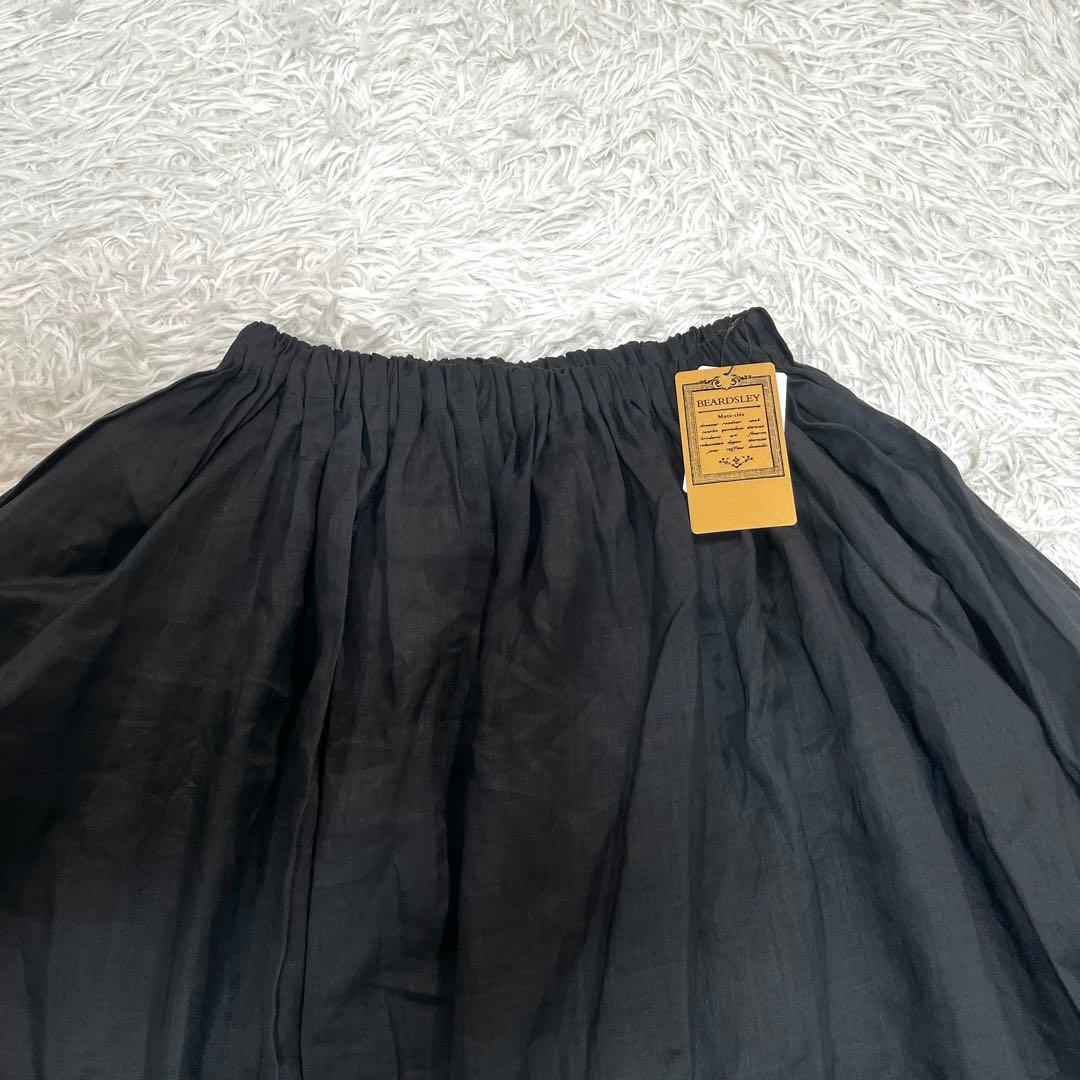 新品タグ付き✨ 25SS ビアズリー　ラミー刺繍チュニック　ブラック　トップス