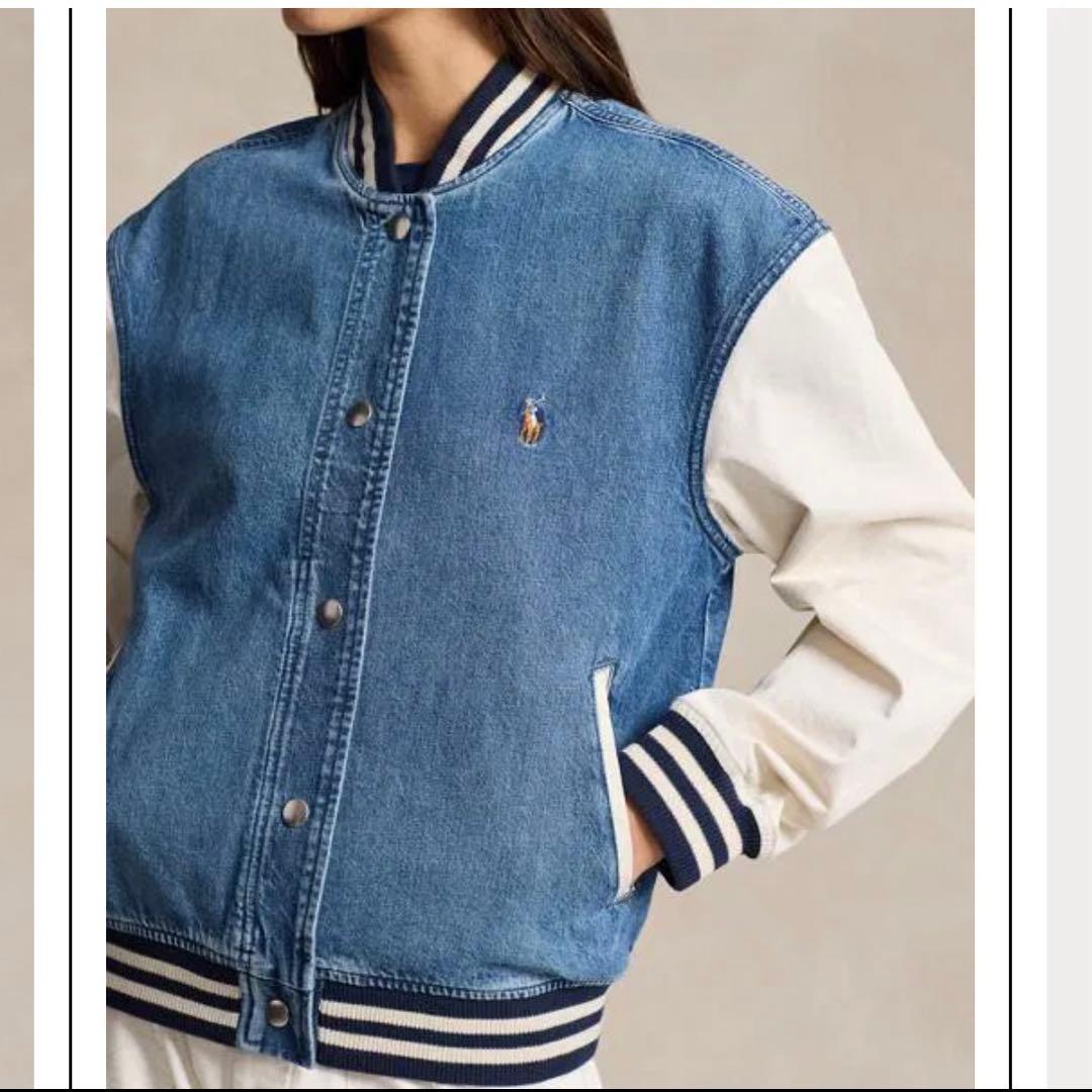 ポロラルフローレン　Logo Flag Bomber Jacket