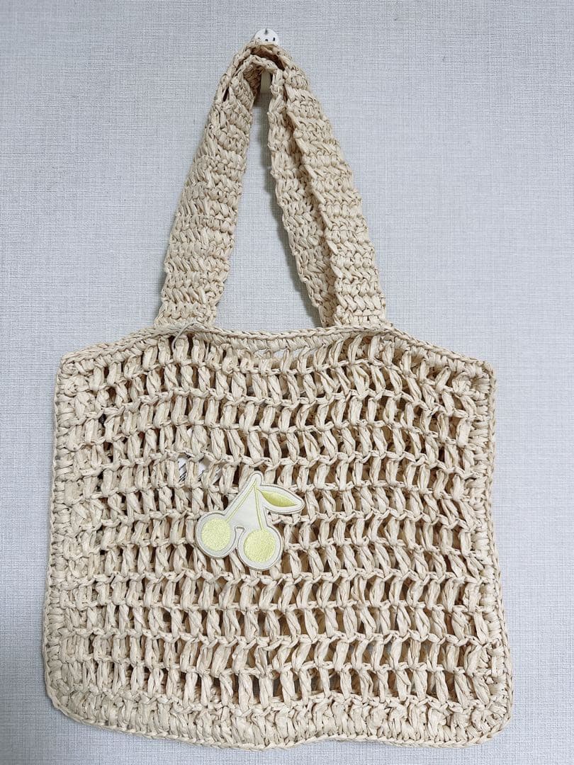 Bonpoint メッシュバッグ ベージュ　夏