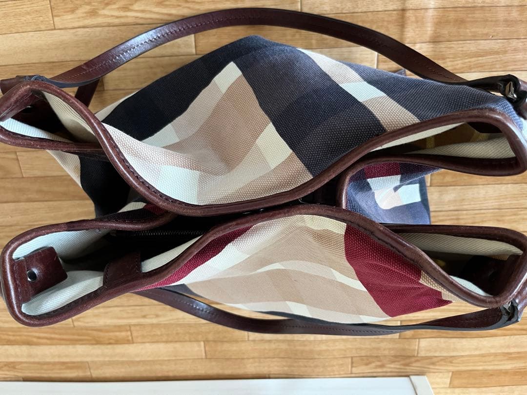 希少　BURBERRY ESTABLISHED メガチェック　トートバッグ