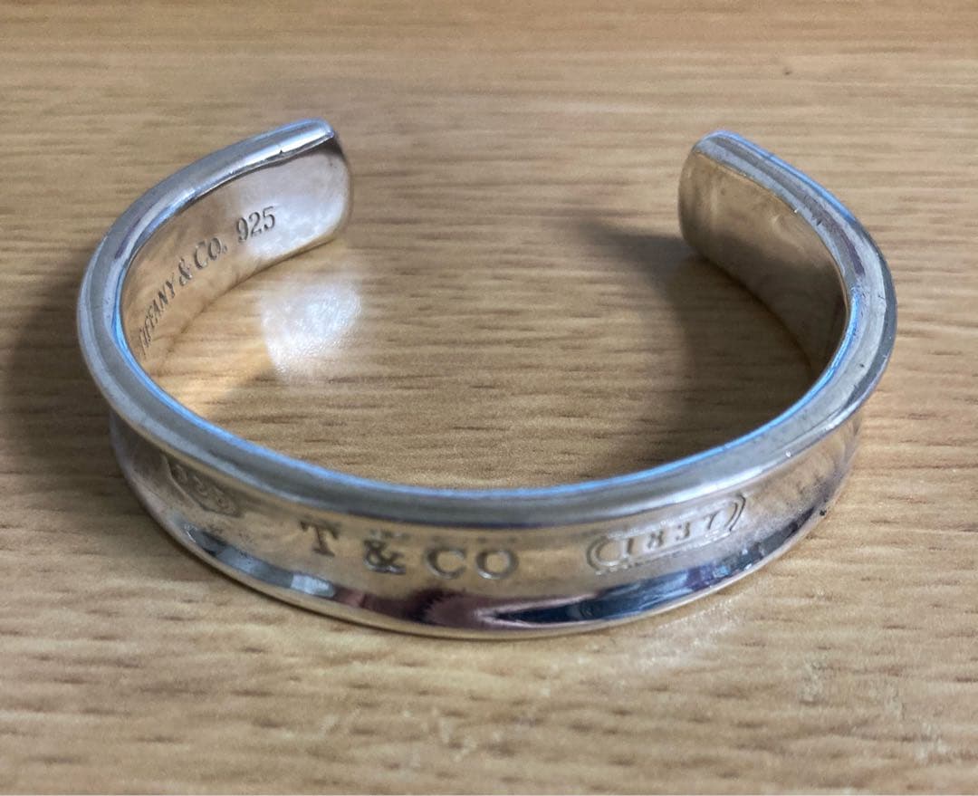 TIFFANY&Co ナロー バングル 1837 カフシルバーバングル