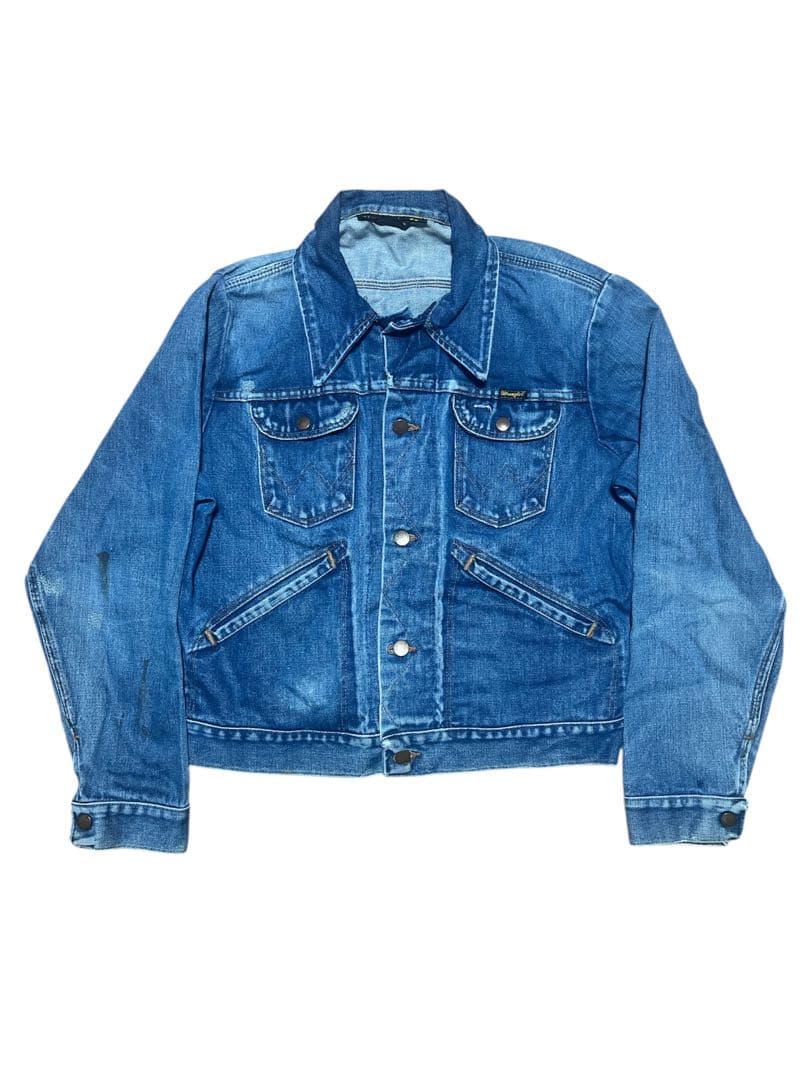 70s Wrangler 124mj 126mj デニムジャケット 三角黒タグ