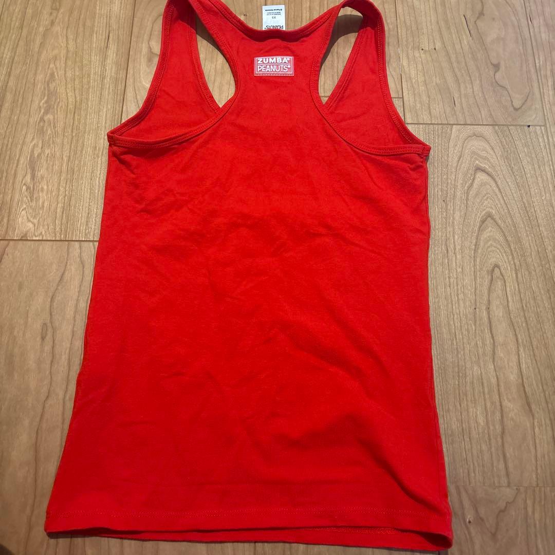 ZUMBA PEANUTS 赤 タンクトップ XS