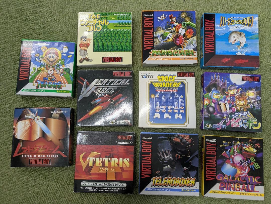 【バーチャルボーイ ソフト まとめ売り 箱付き 任天堂 レア】