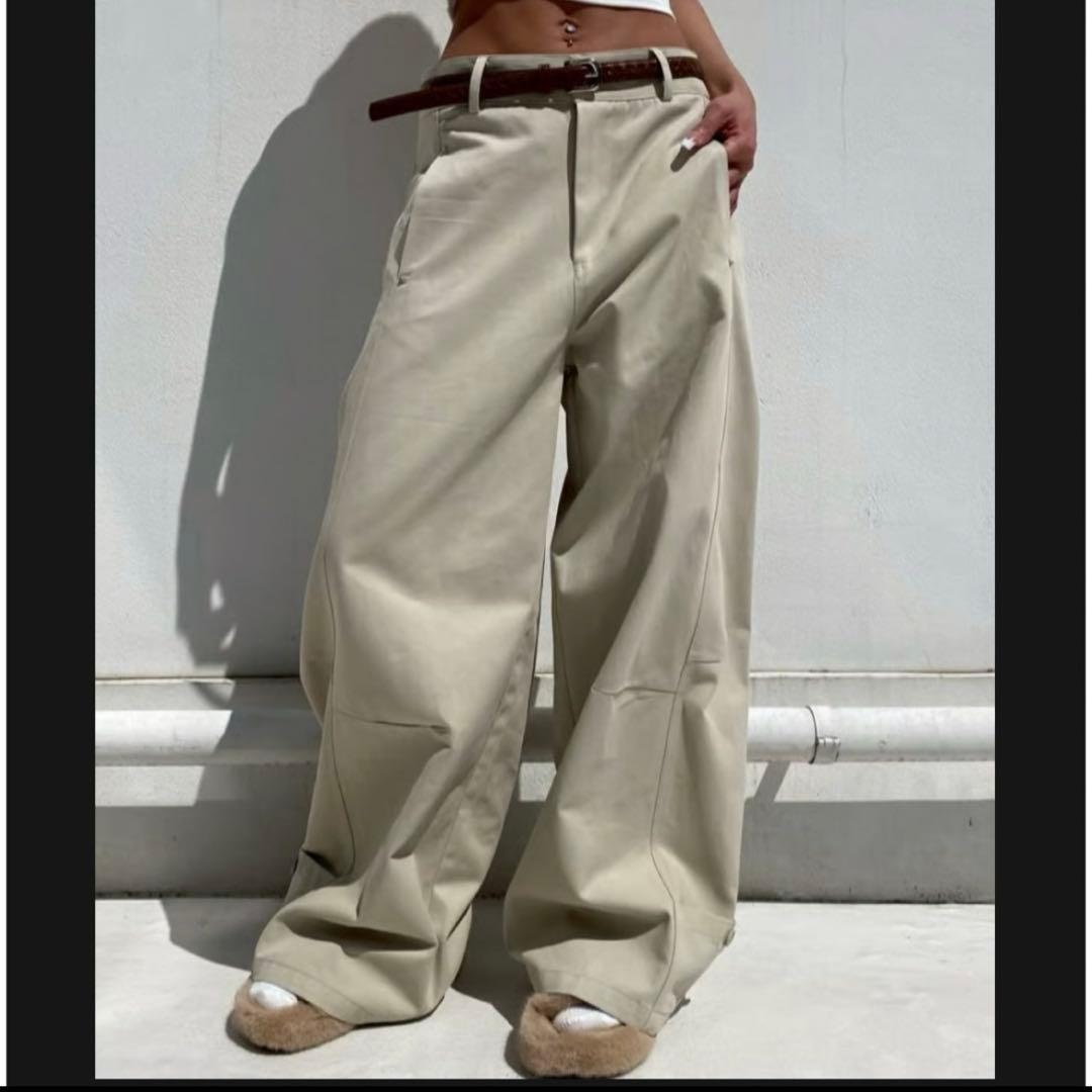 sudo su_do 完売　カツラギパンツ　ベージュL