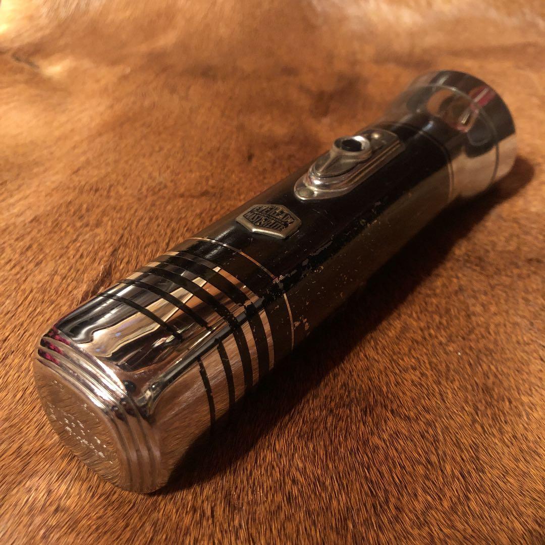 懐中電灯　ビンテージ  ライト　アメリカ　インダストリアル　鉄道　古道具　古物