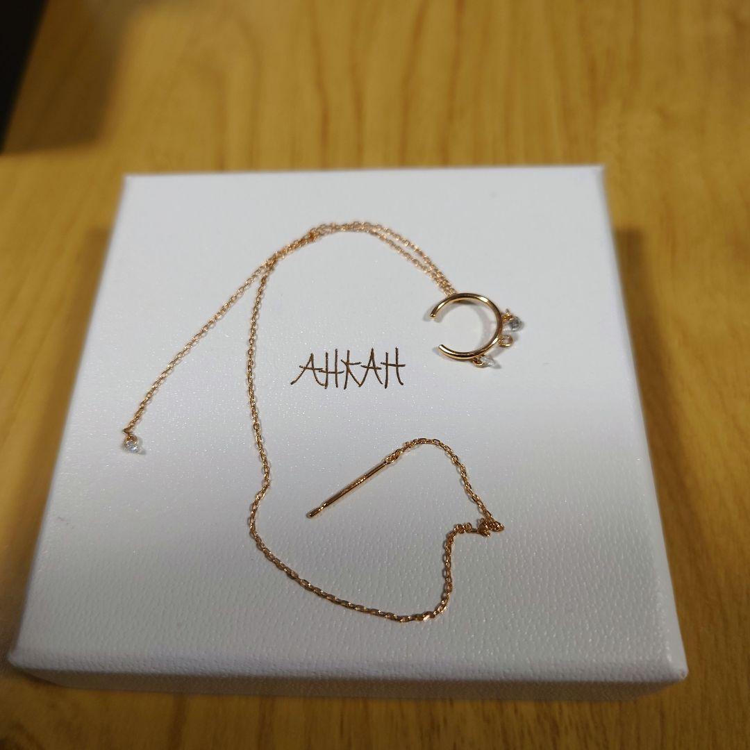 アーカー ビンドゥチェーンダイヤモンド 　イヤーカフ　ピアス(片耳用)