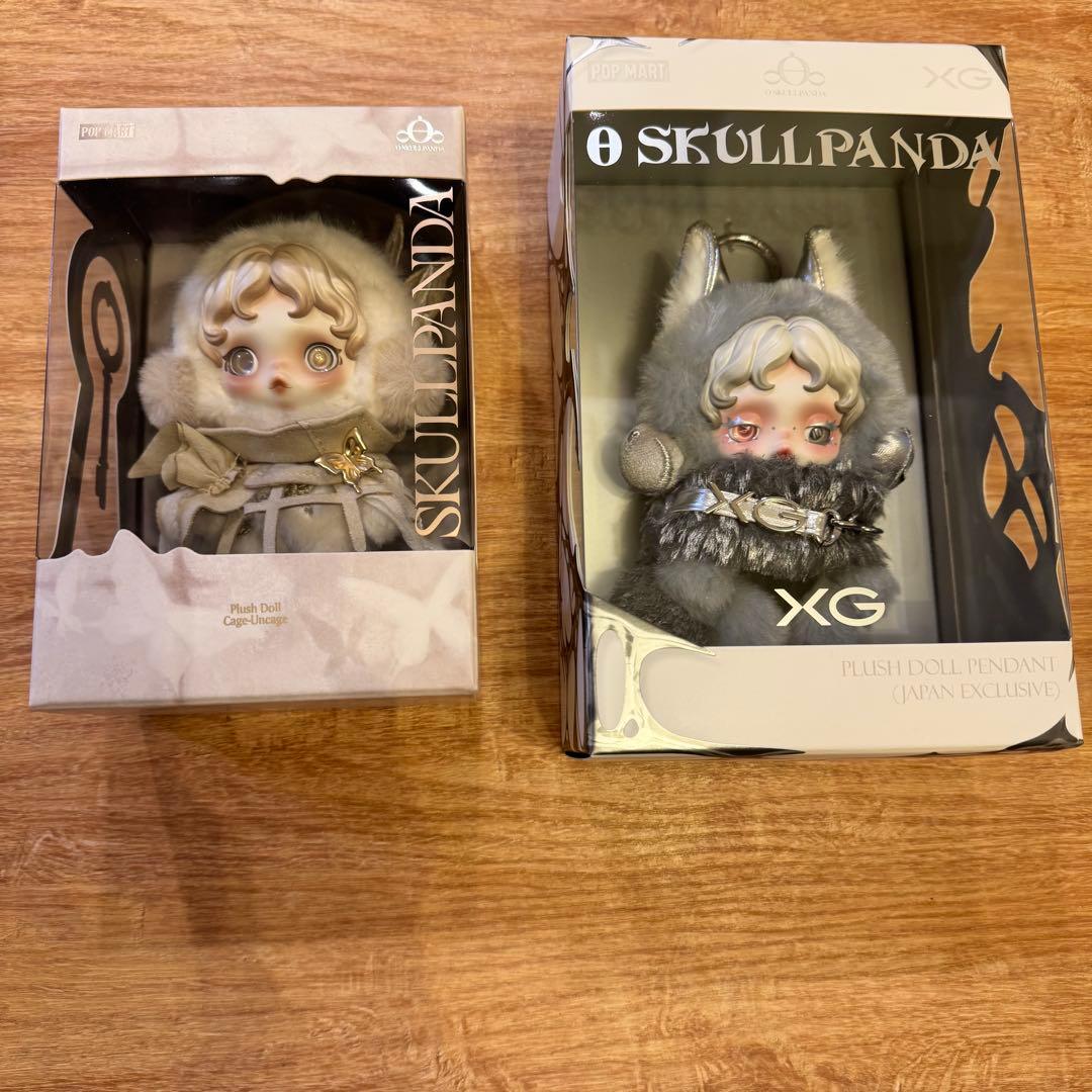 正規品 スカルパンダ 上海限定　XG ぬいぐるみペンダント　popmart