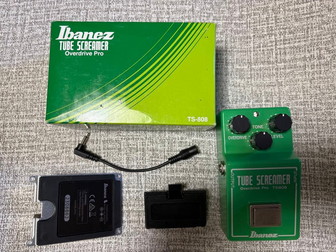 Ibanez TubeScreamer TS808 オーバードライブ　固定器具付