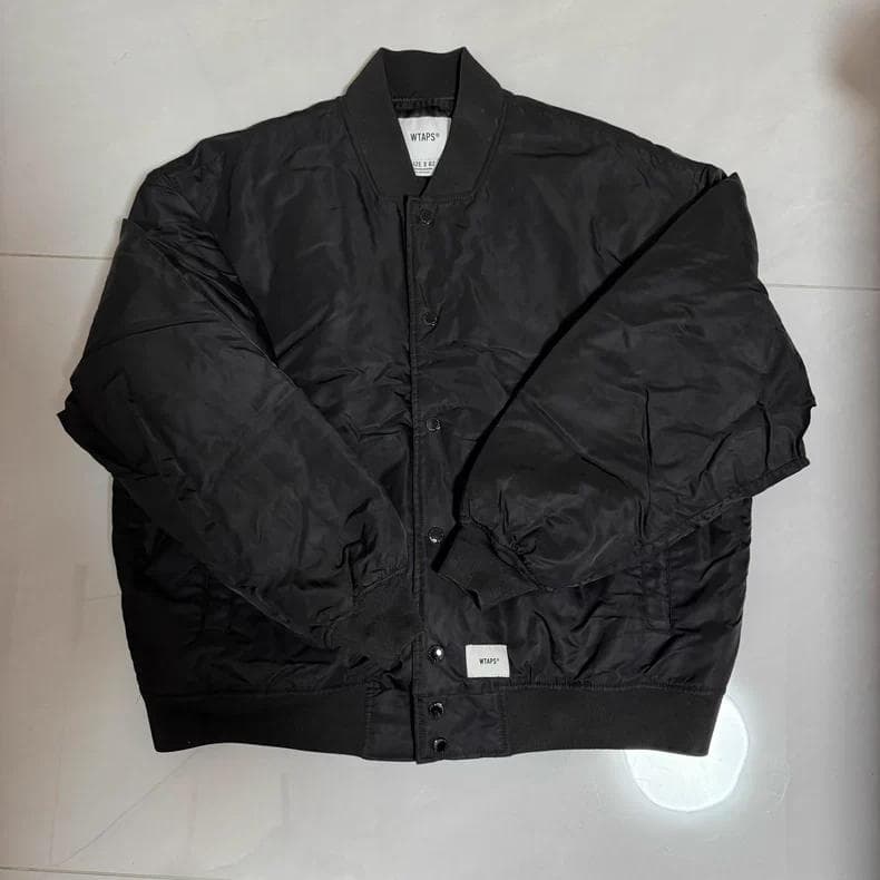 WTAPS ブラック クロスボーン　MA-1ジャケット