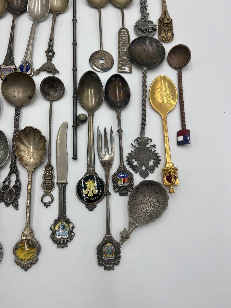 海外　アンティーク　スプーン　シルバー　海外観光地装飾　まとめ売り