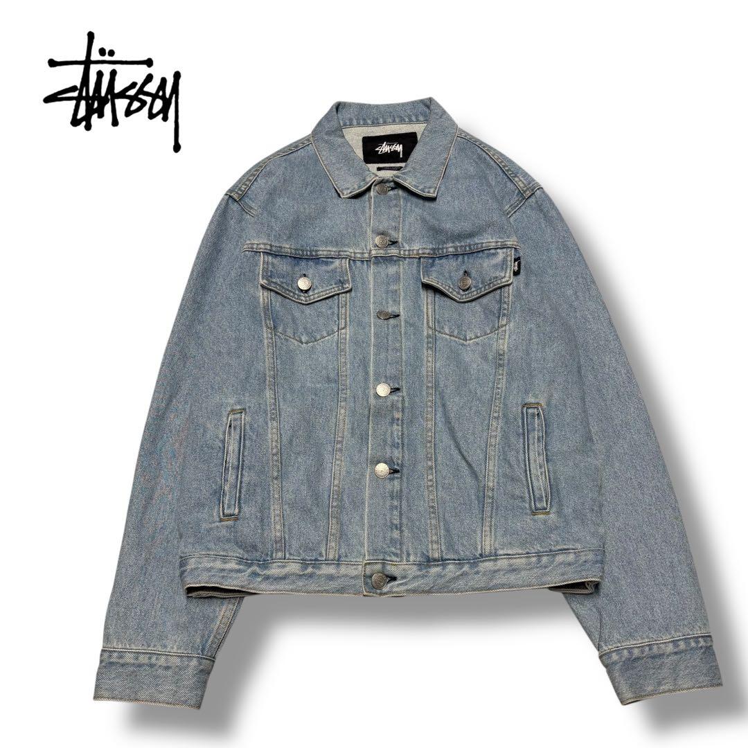 【Stussy】USA製 WASHED DENIM JACKET M