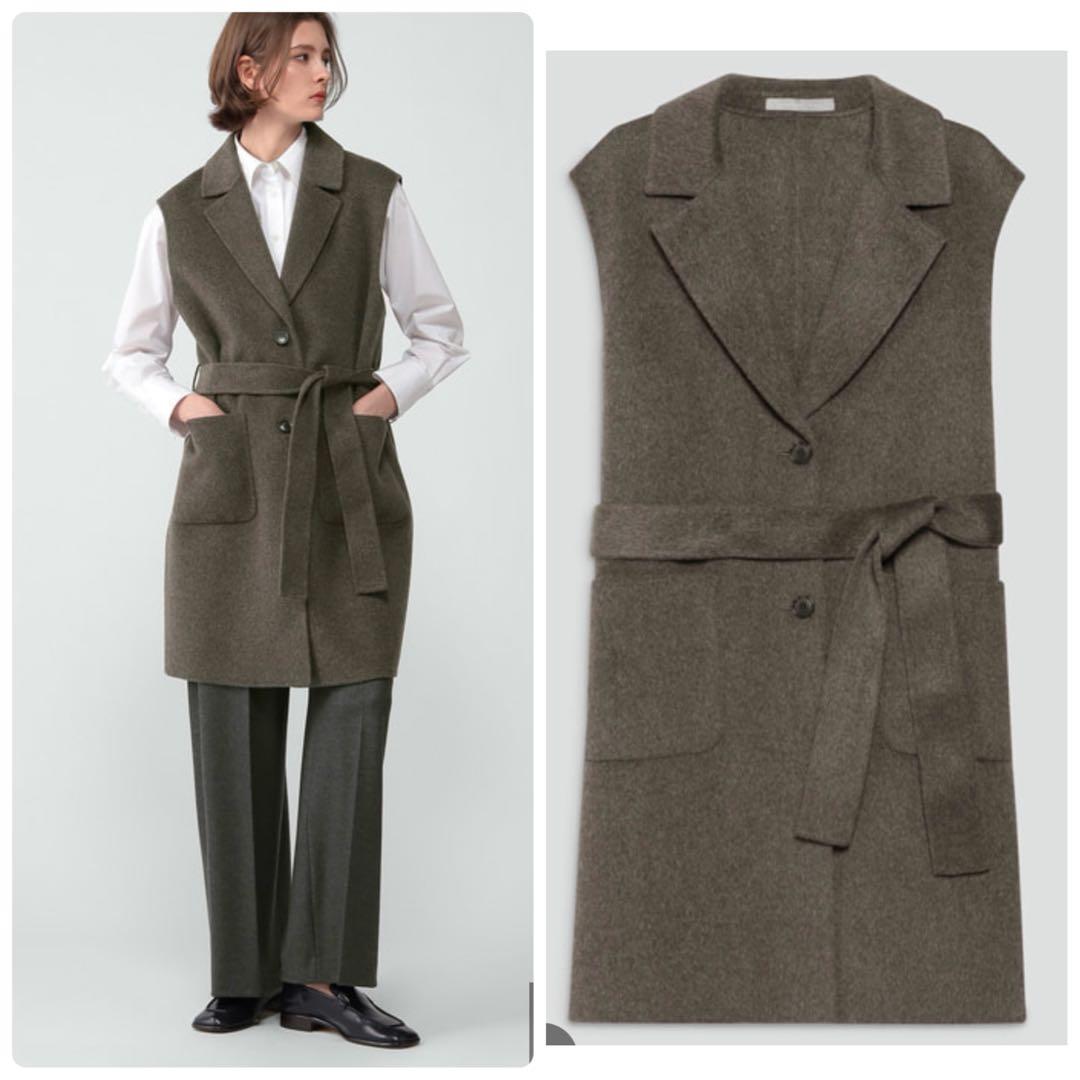 新品★theoryluxe ロングベスト　カシミヤ混　ジレ