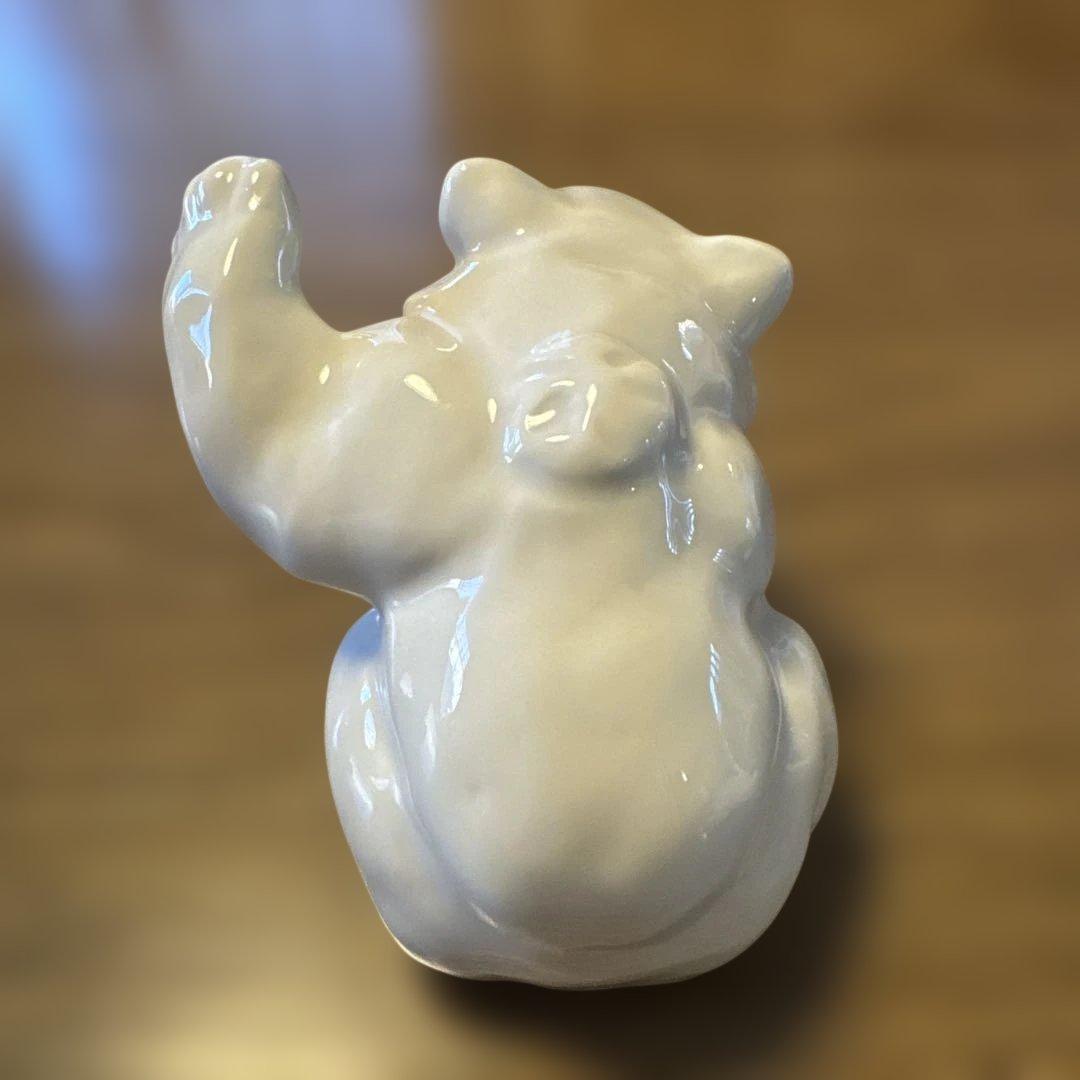 ロイヤルコペンハーゲン 置物 バイキング&白熊