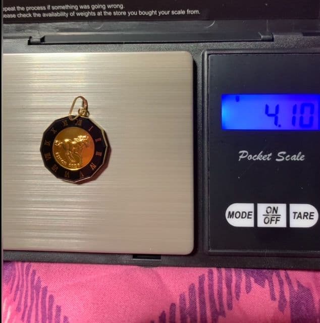 アクセサリー K18 YG ILLUSION GLASS PENDANT HORSE.