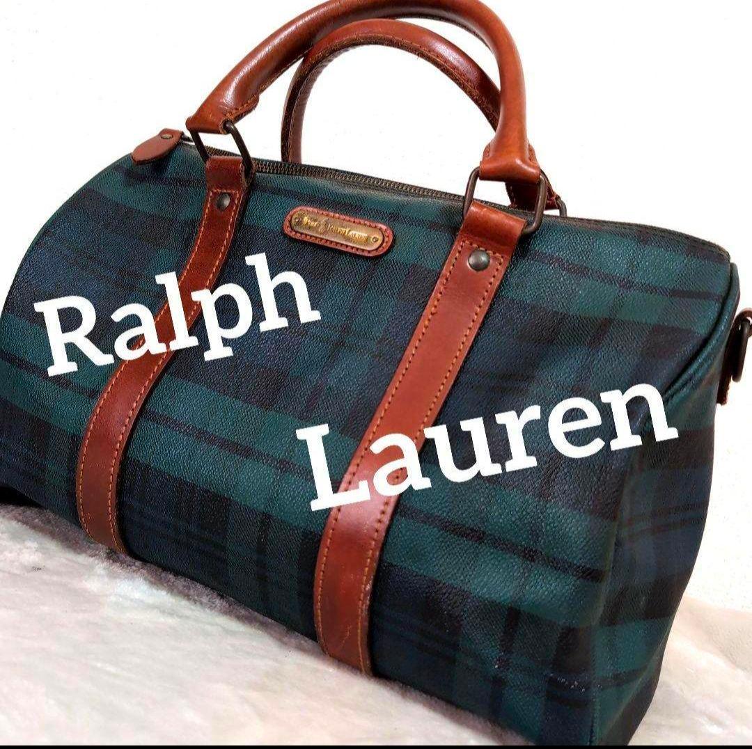 ea5 Polo Ralph Lauren チェック柄 ボストンバッグ
