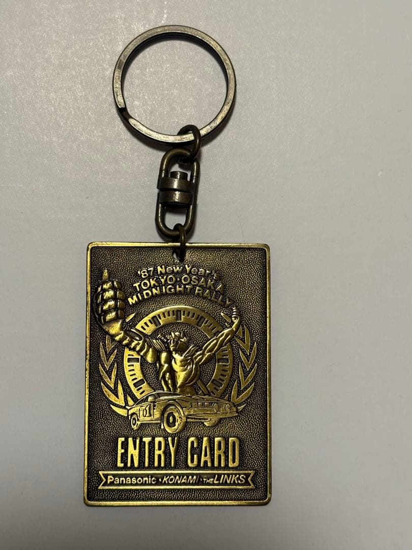 希少品　MSX ミッドナイトラリー　エントリーカード　キーホルダー