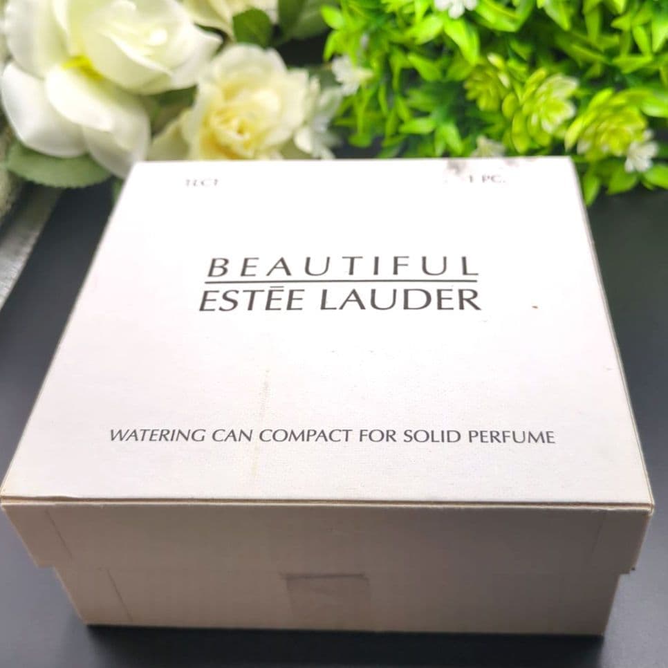 エスティローダー 練り香水 ウォータリングカン 花柄の水差し ジョウロ