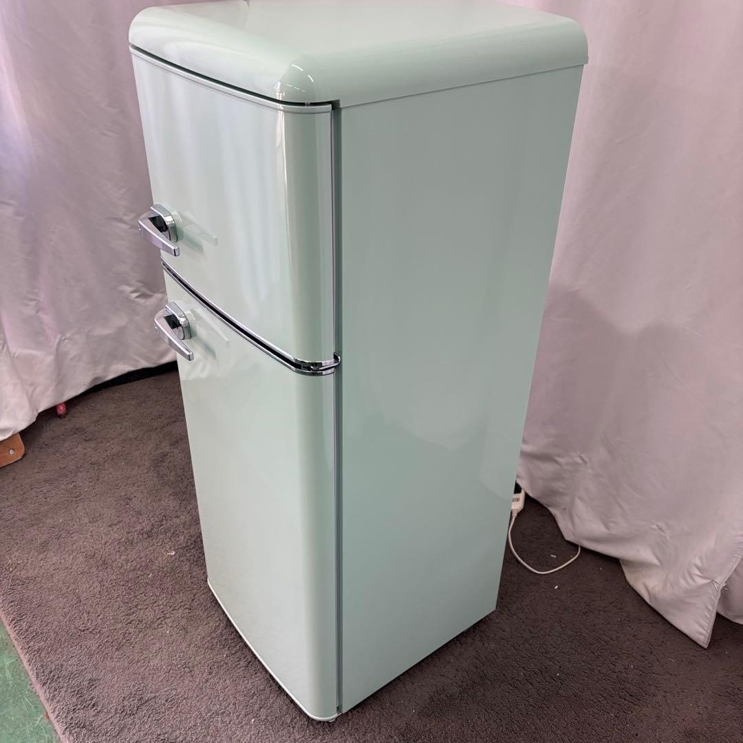 985　アイリスオーヤマ　冷蔵庫　一人暮らし　レトロ　設置無料　綺麗　安い‼️