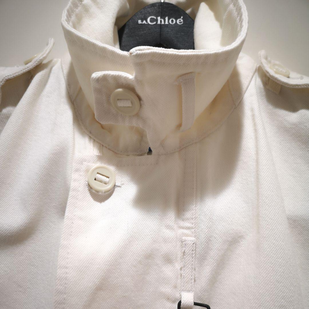 Ralph Lauren ホワイトデニム トレンチジャケット １２号 超激レア品