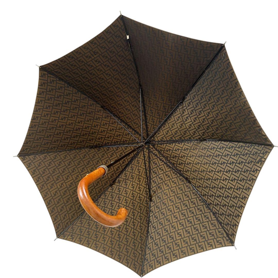 ✨超希少極美品✨ 廃盤品 フェンディ ズッカ FF柄 FFロゴ ゴールド 長傘