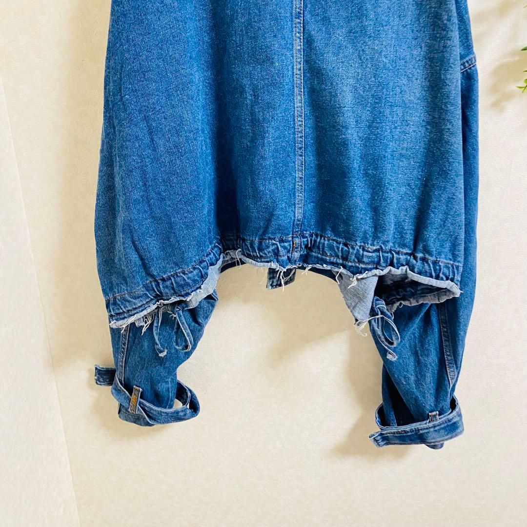 フランキーショップ　 デニムジャケット　Gジャン　ショート丈　オーバーサイズ