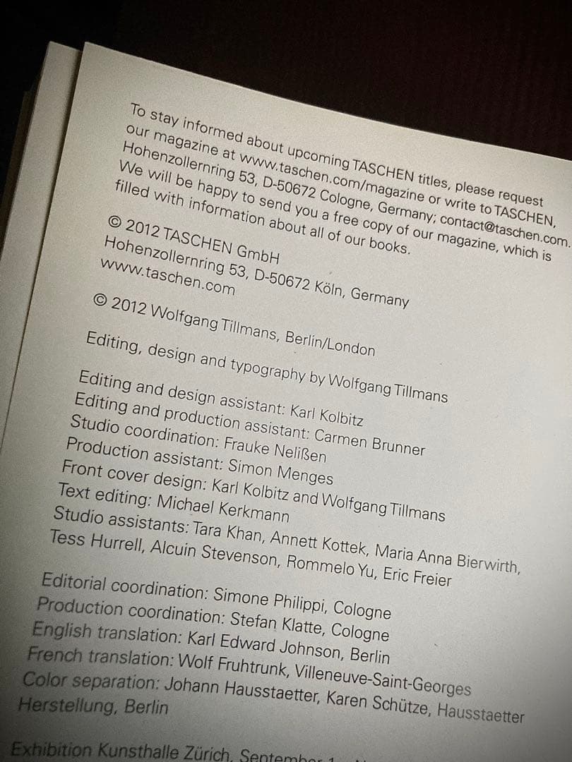 【ハマさん専用】絶版『Neue Welt』Wolfgang Tillmans