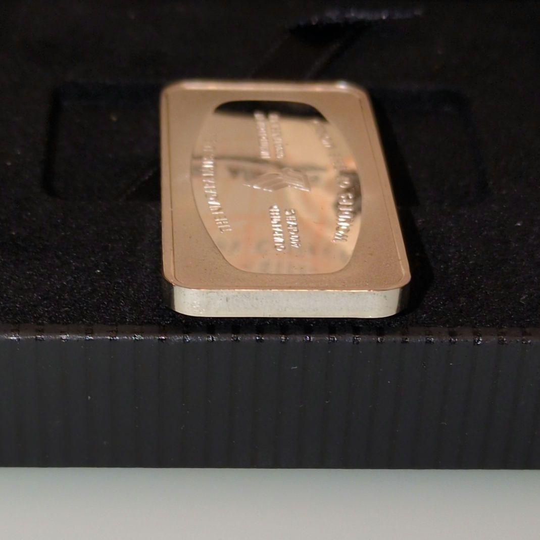 シンガボール航空・世界の七不思議 シルバーインゴットコレクション　ナイアガラの滝