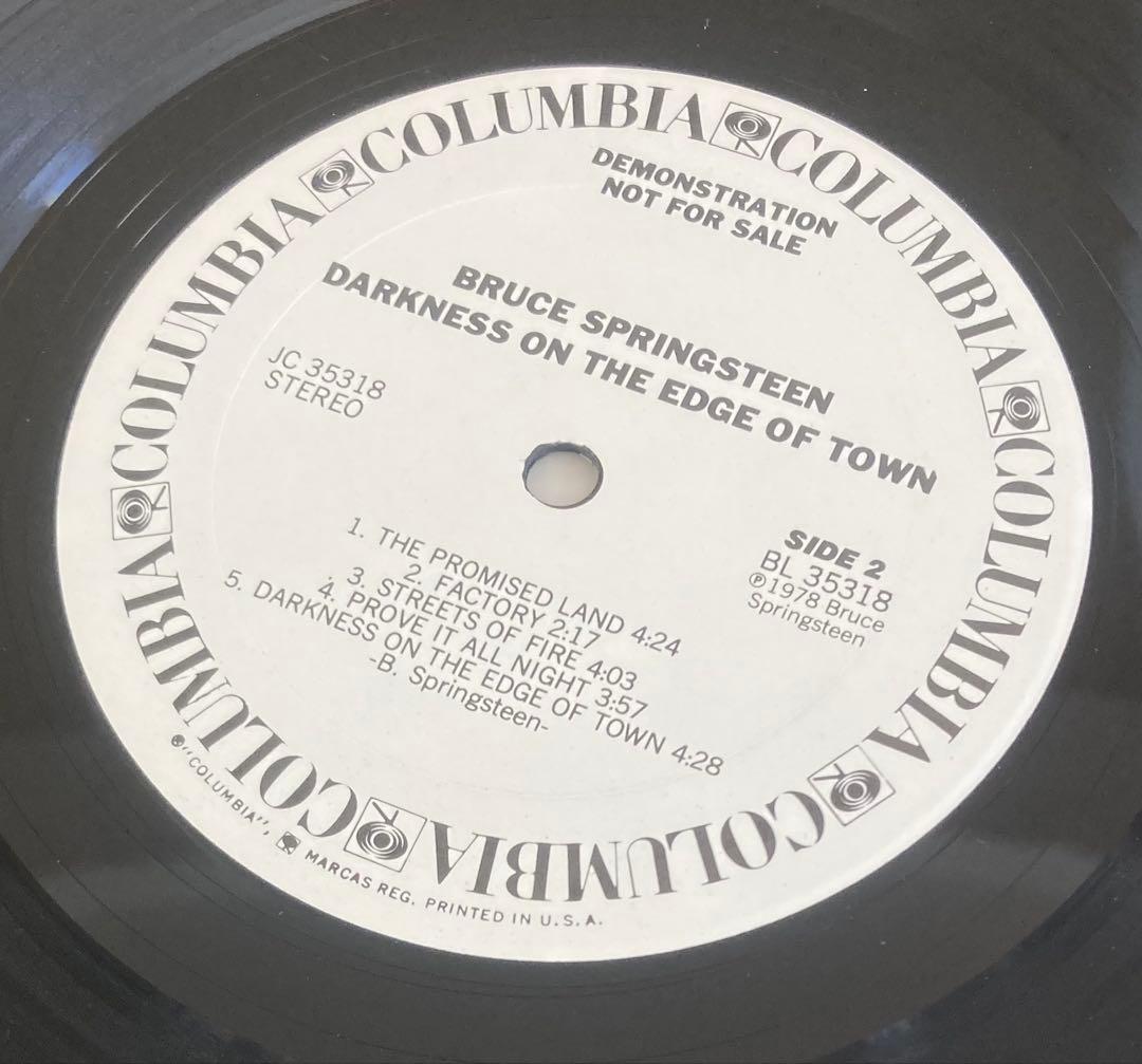 ◾️究極!!最高音質USオリジナル白ラベルプロモ盤■BRUCE SPRINGSTE