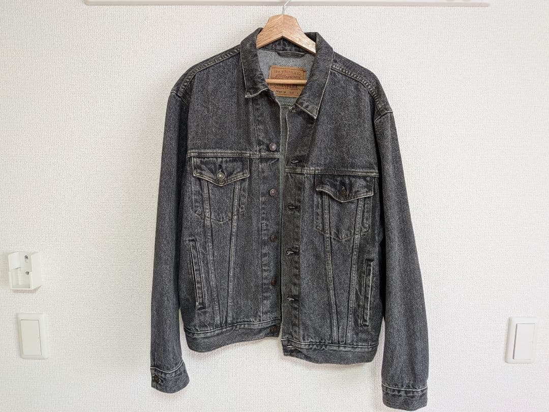 ユーロ　Levis デニムジャケット Lサイズ グレー