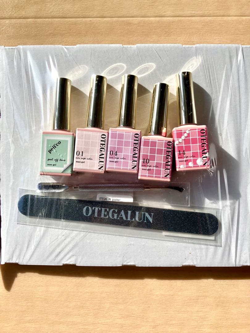 【新品未使用未開封】OTEGALUN ジェルネイルセット 7点