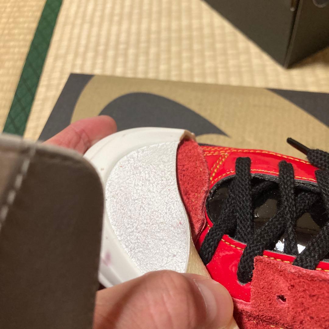 asics ゴールドステージオーダースパイク エナメルレッド/ブラック/ゴールド