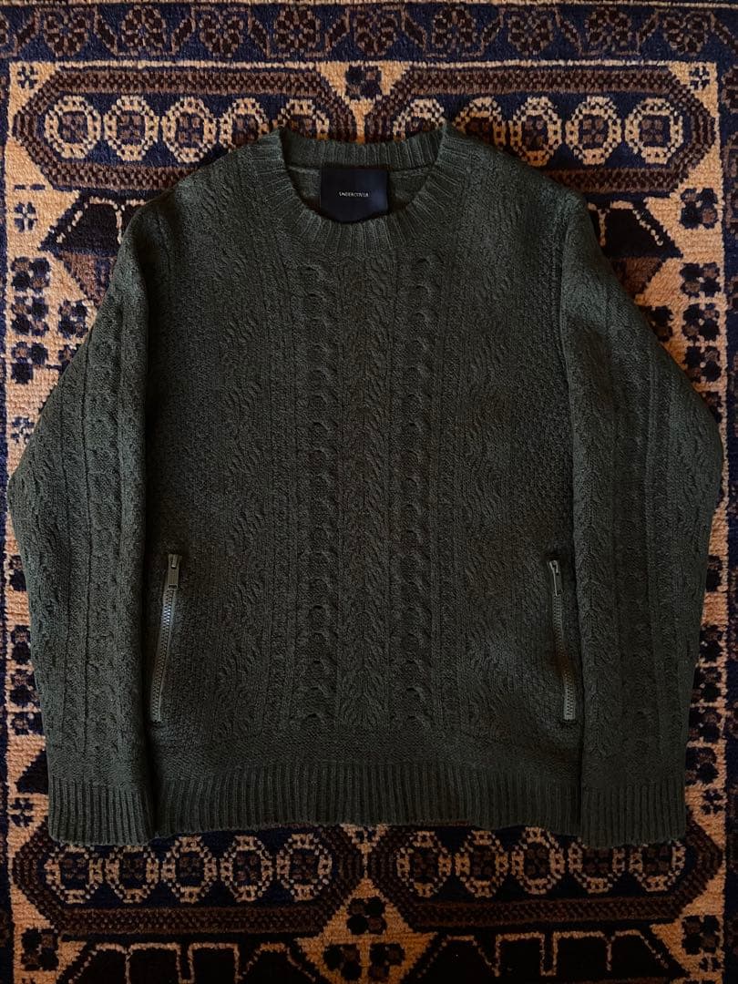 希少 UNDERCOVER FISHERMAN ZIP POCKET KNIT