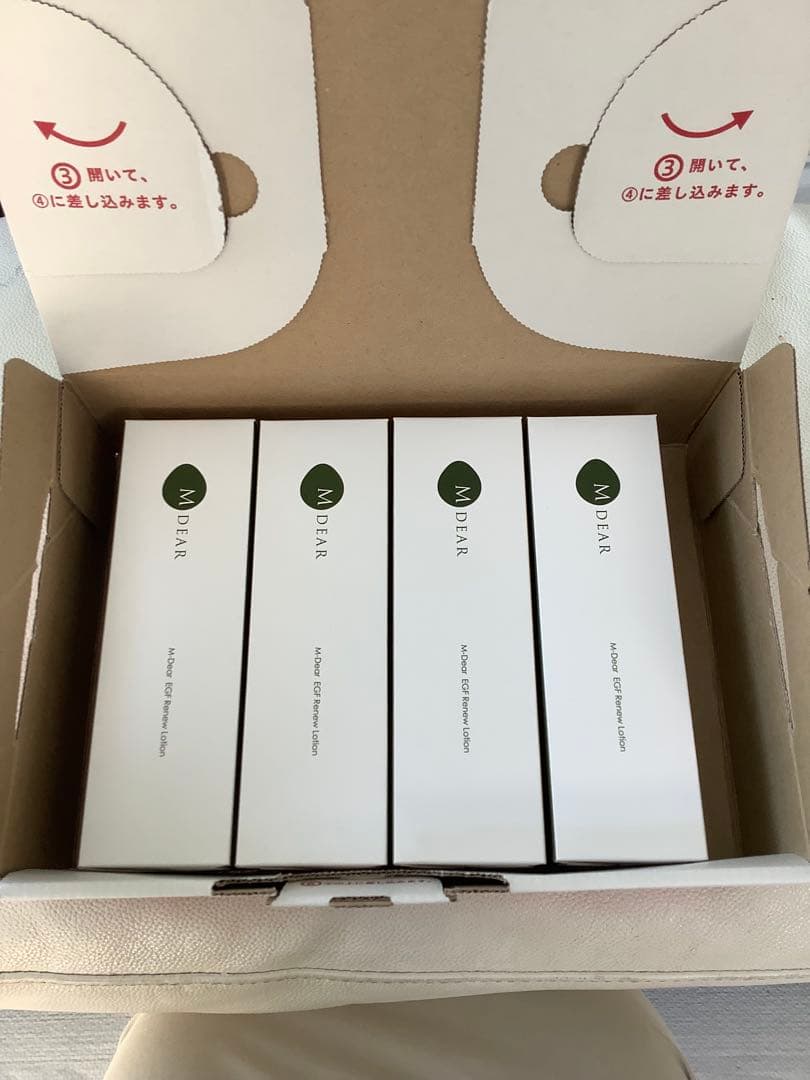 エムディア EGFリニューローション　化粧水　4本