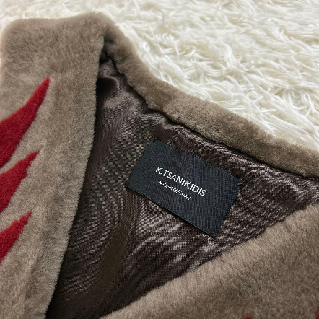 FRAMeWORK 別注K.tsanikidis ムートン チマヨ柄 ジレ F